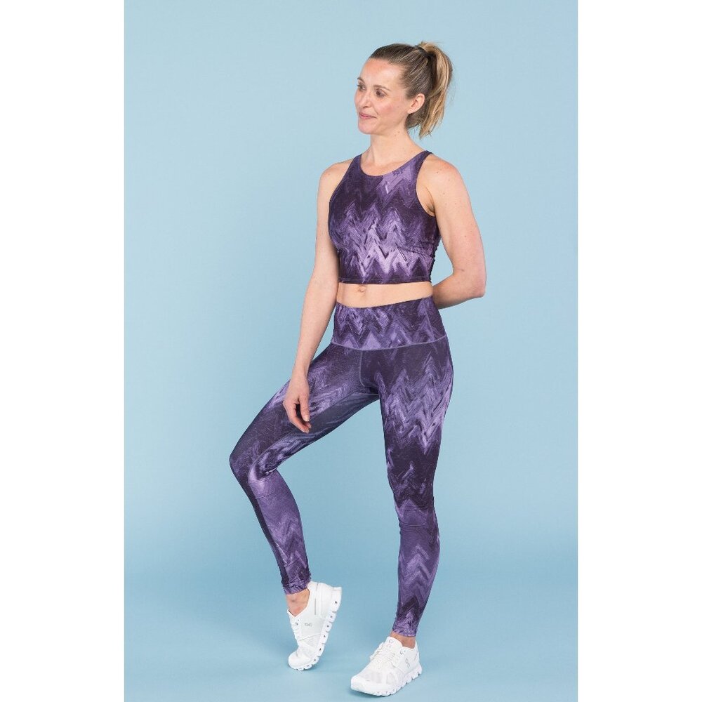 Purple Wave Yoga Pants